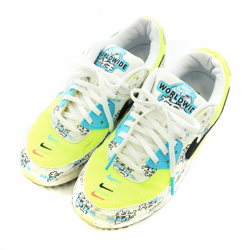 ナイキ NIKE WORLD WIDE PACK AIR MAX 90 SE WHITE KATAKANA ワールド 