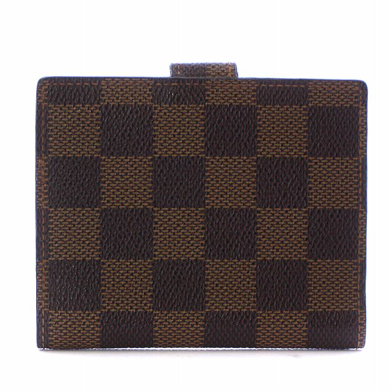ルイヴィトン LOUIS VUITTON ダミエ アジェンダミニ エベヌ 手帳