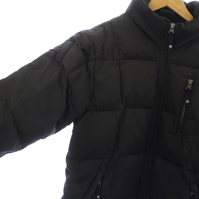 ARMANI JEANS アルマーニジーンズ　ダウンジャケット　y2k ブラック 中古・古着通販】ARMANI JEANS (アルマーニジーンズ) 変形中綿