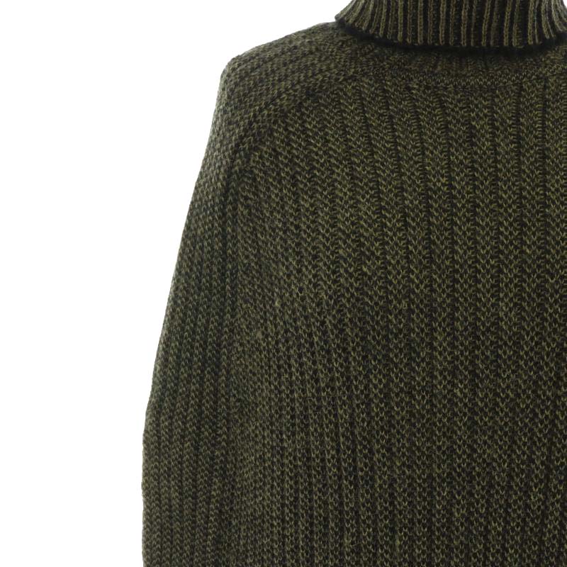 GUCCI◆タートルネック/ニット/ポンチョ/--/アルパカ/GRN/325297 GUCCI(グッチ) / タートルネック/ニット/ポンチョ/--/アルパカ