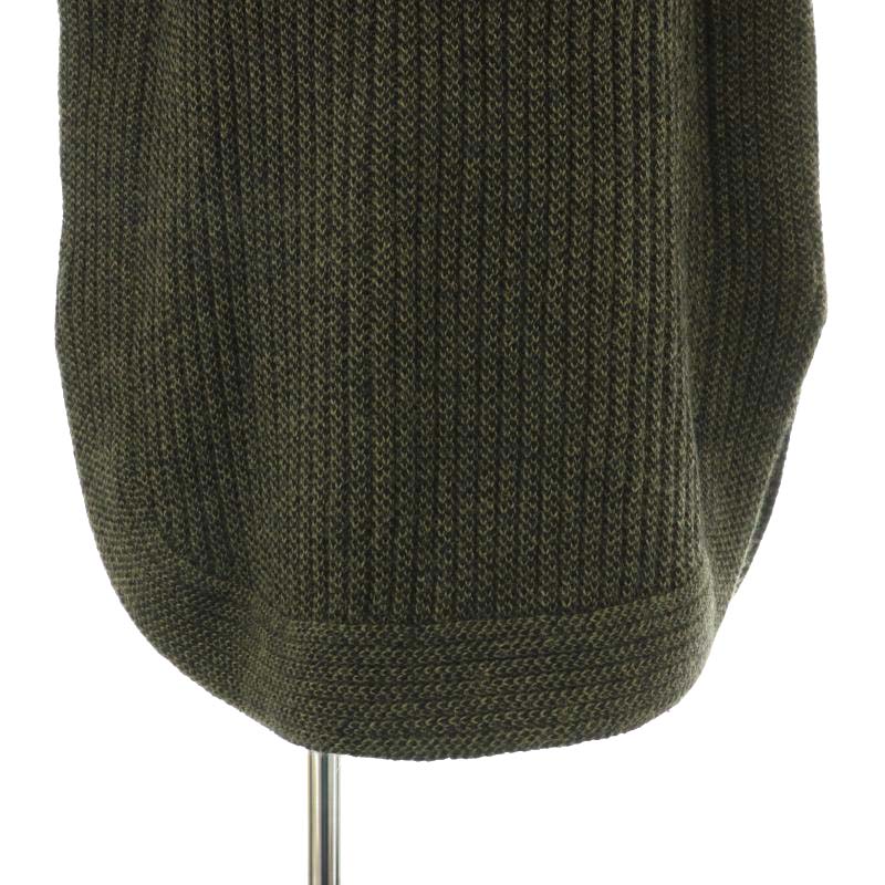 GUCCI◆タートルネック/ニット/ポンチョ/--/アルパカ/GRN/325297 グッチ GUCCI タートルネックニットポンチョ アルパカ ウール混