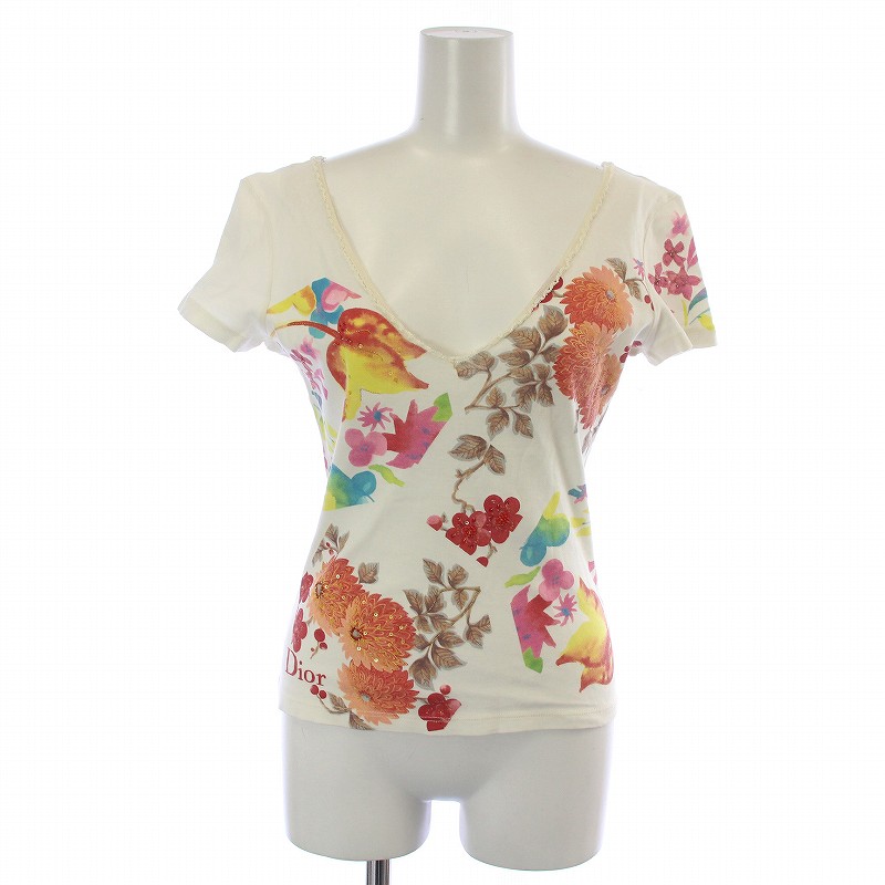 クリスチャンディオール Christian Dior Tシャツ カットソー フレンチ 