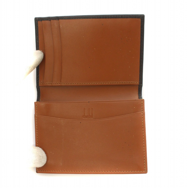 新品・未使用】dunhill 名刺入れ・カードケース キャメル