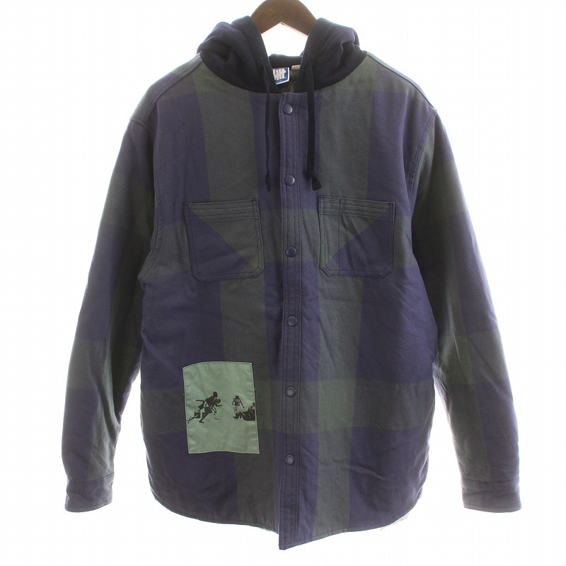 アンディフィーテッド UNDEFEATED 中綿ジャケット ブルゾン フード付き 