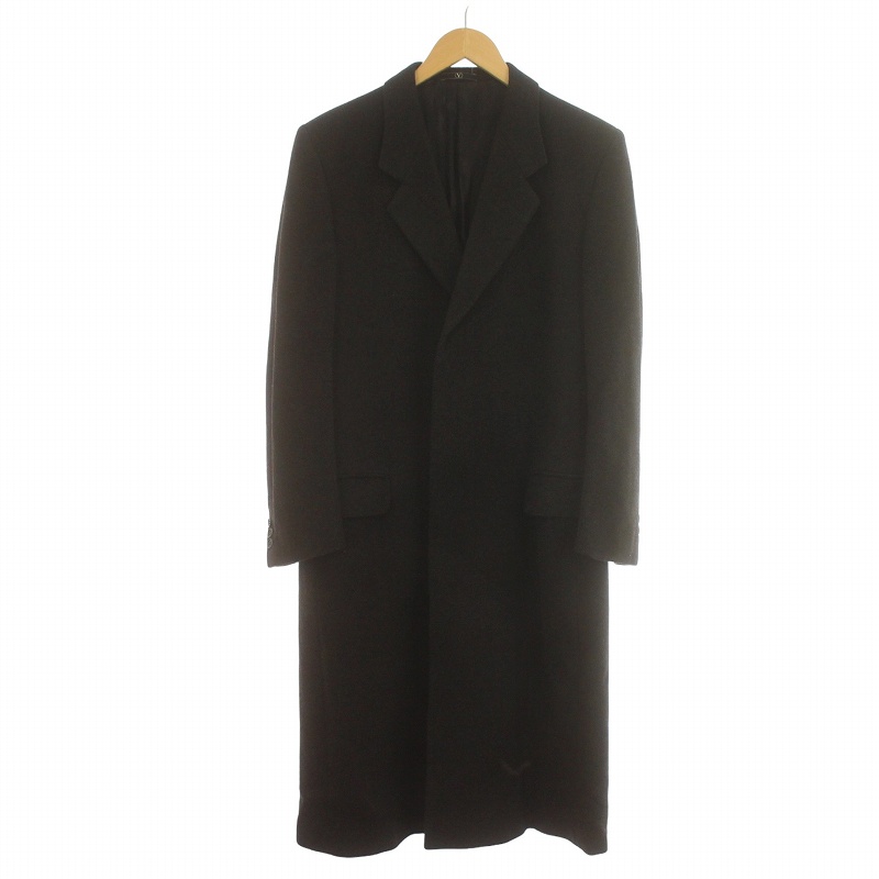 VALENTINO GARAVANI チェスターコート ロング カシミヤ M 黒 ウール