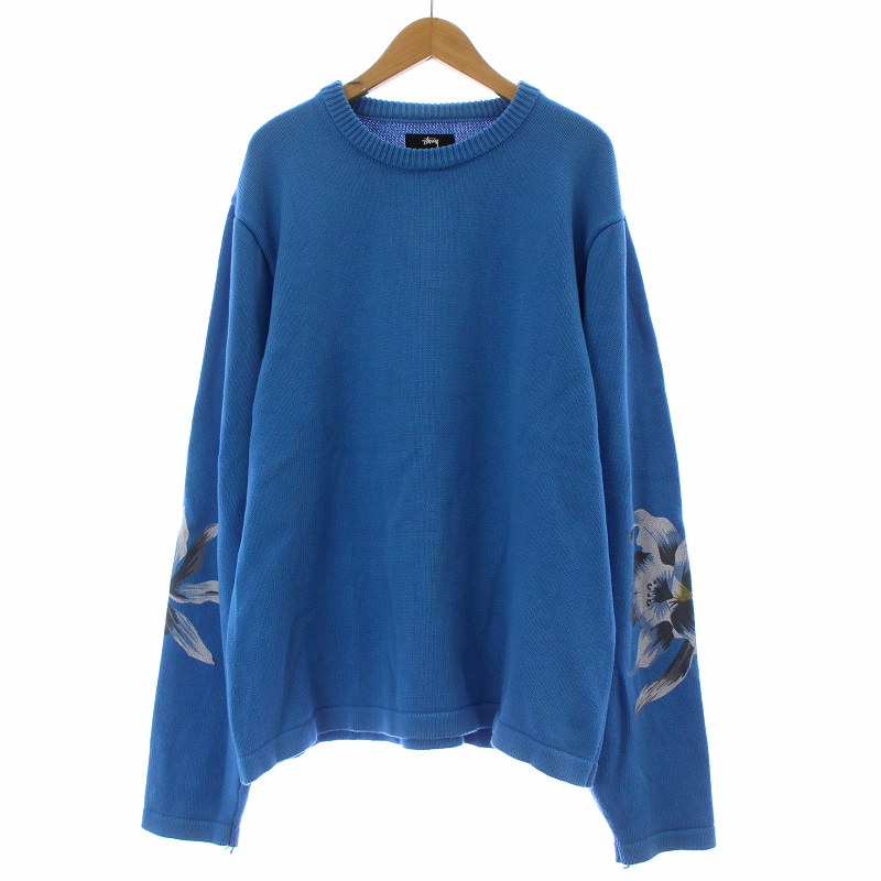 ステューシー STUSSY ORCHID SWEATER ニット セーター 長袖 クルー 