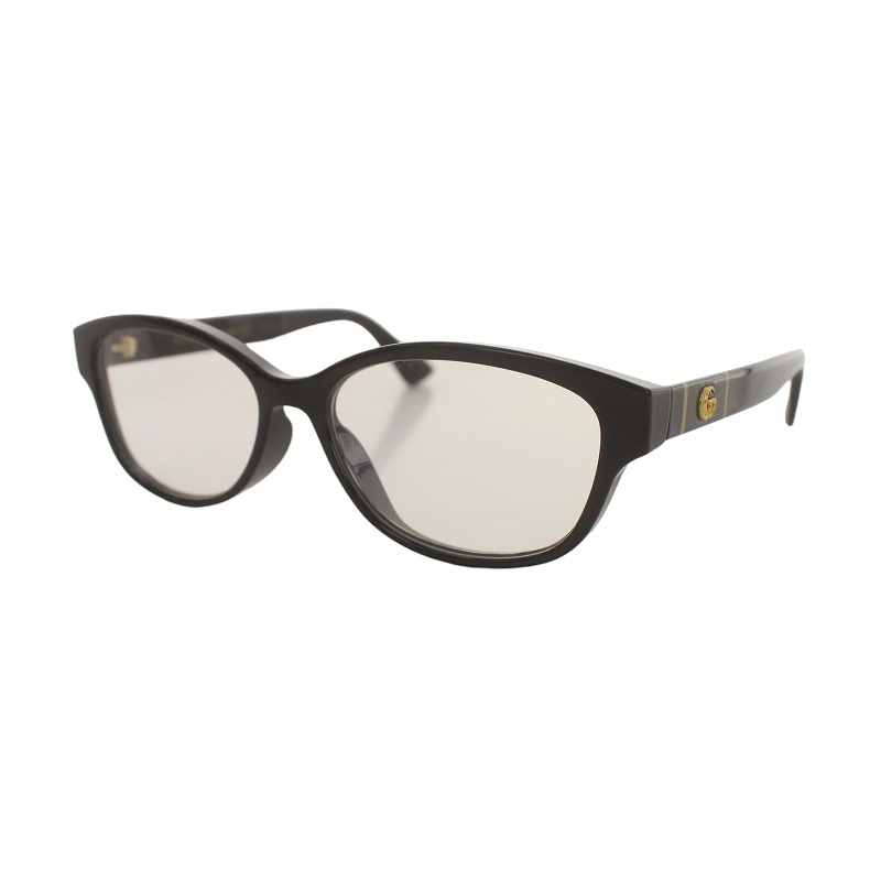 グッチ GUCCI マーモント メガネ フレーム 眼鏡 黒ぶち 度なし GGロゴ 