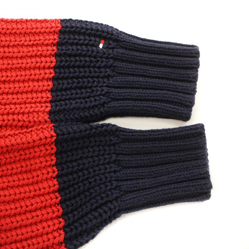 未使用品 トミーヒルフィガー TOMMY HILFIGER コットン ニット 