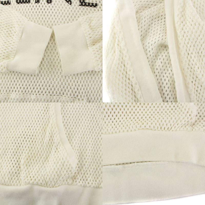 セリーヌ CELINE 22AW Slimane Loose Hoodie In Cotton Mesh メッシュ 