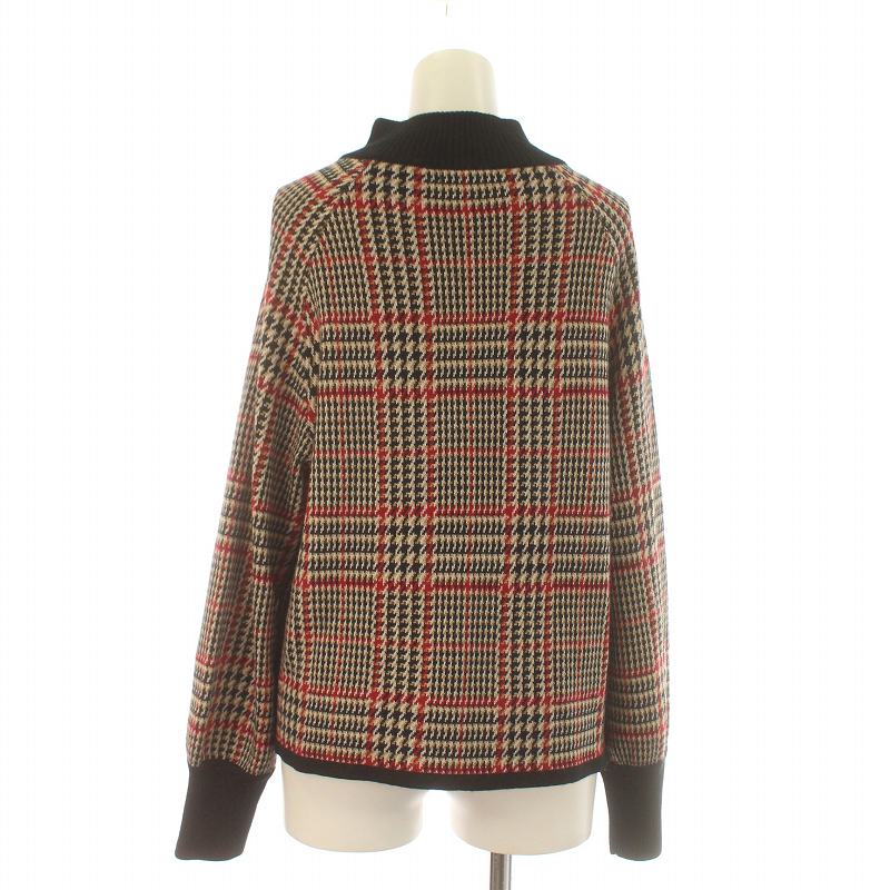 クレストブリッジ 新品ダイヤ柄ハイネックニットセーター クレストブリッジ 新品ダイヤ柄ハイネックニットセーター