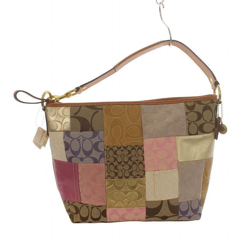 未使用品 コーチ COACH ショルダーバッグ トートバッグ シグネチャー 
