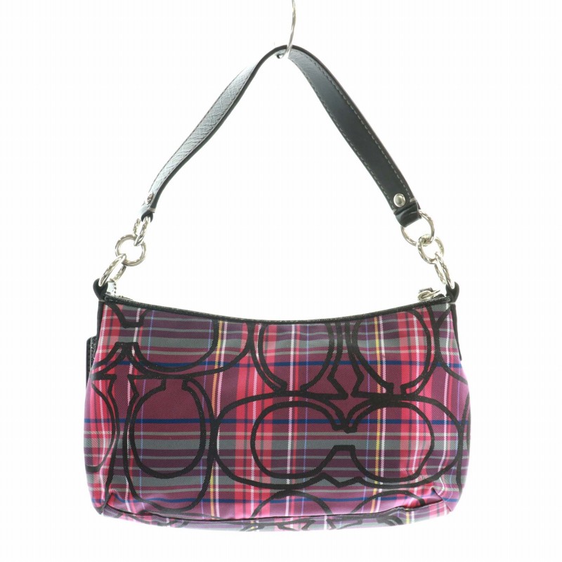 コーチ COACH ハンドバッグ ショルダー 2WAY ナイロン レザー  