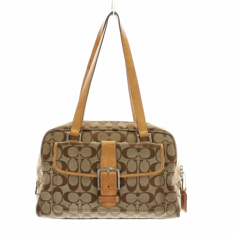 コーチ COACH ハンドバッグ ワンショルダー ミニボストン キャンバス 
