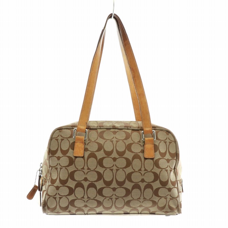 コーチ COACH ハンドバッグ ワンショルダー ミニボストン キャンバス 