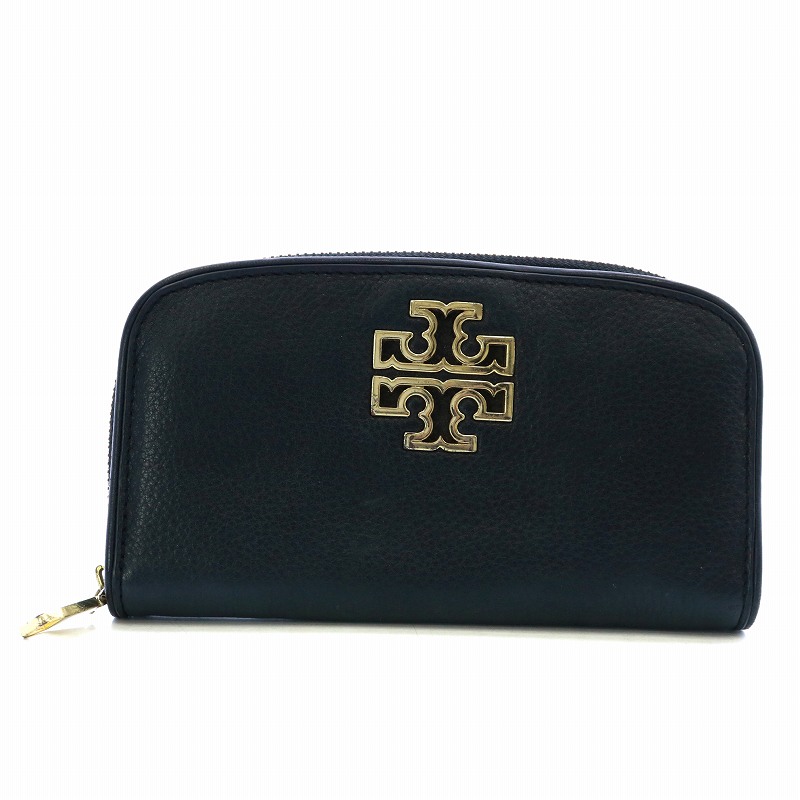 トリーバーチ TORY BURCH 長財布 ラウンドファスナー ブリテン ロゴ 