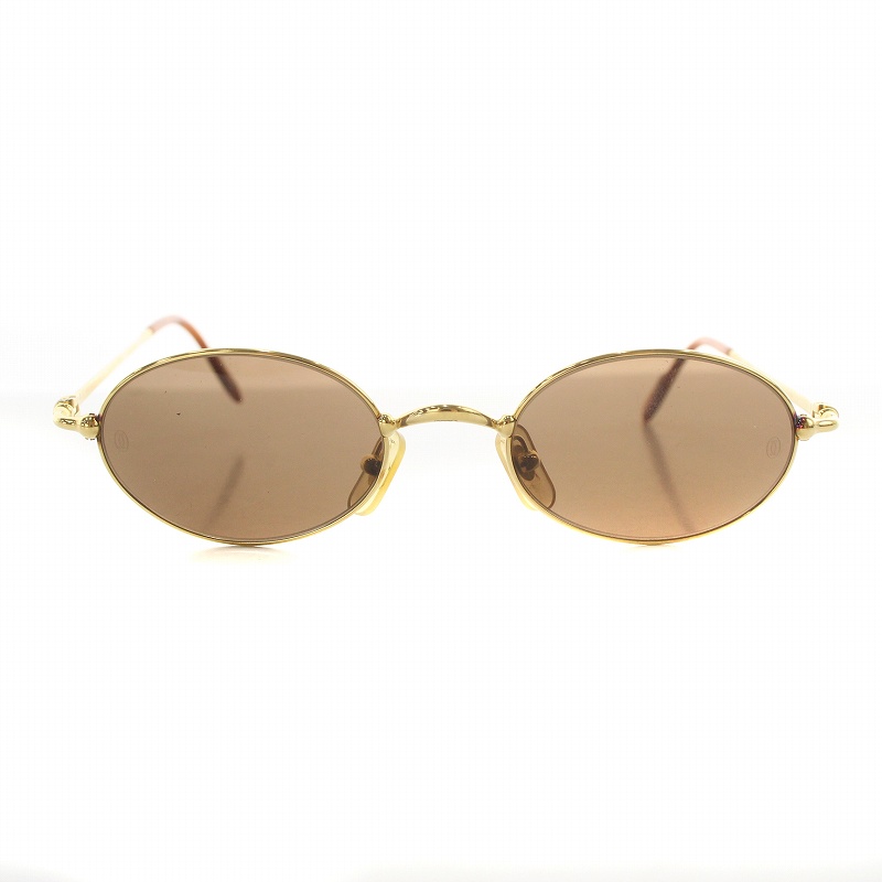 カルティエ Cartier ヴィンテージ サングラス 眼鏡 メタルフレーム 