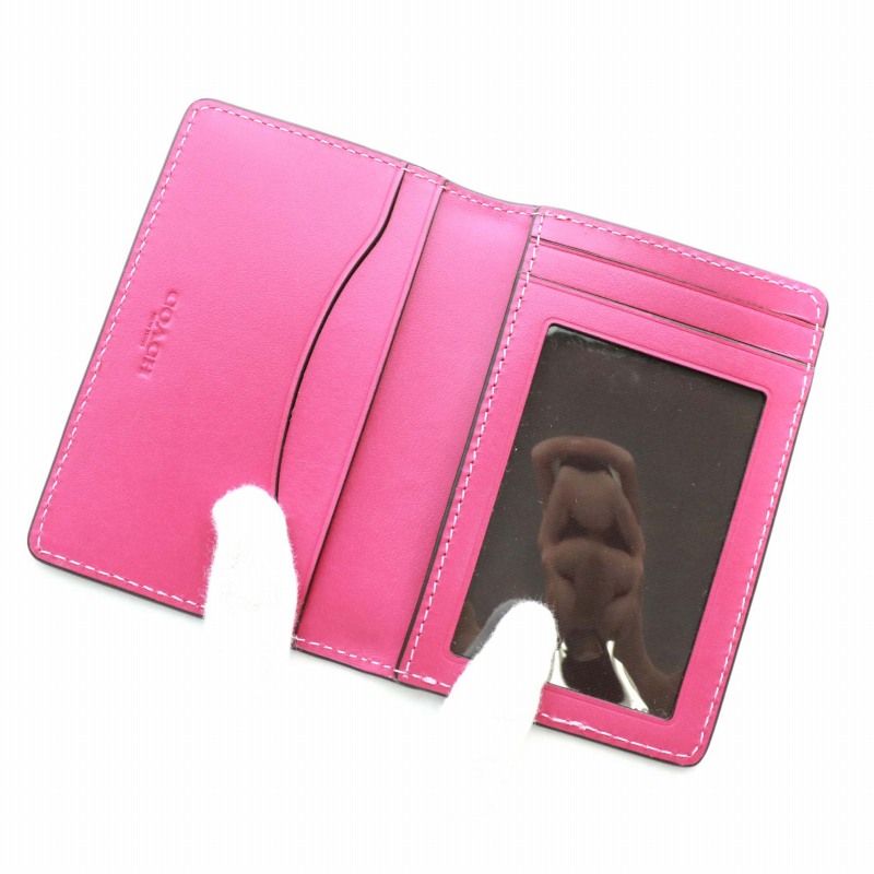 【新品未使用】COACH ★コーチ★ケース★カードケース★ピンク★箱付き コーチ COACH カードケース （ピンク） -waja bazar - 海外