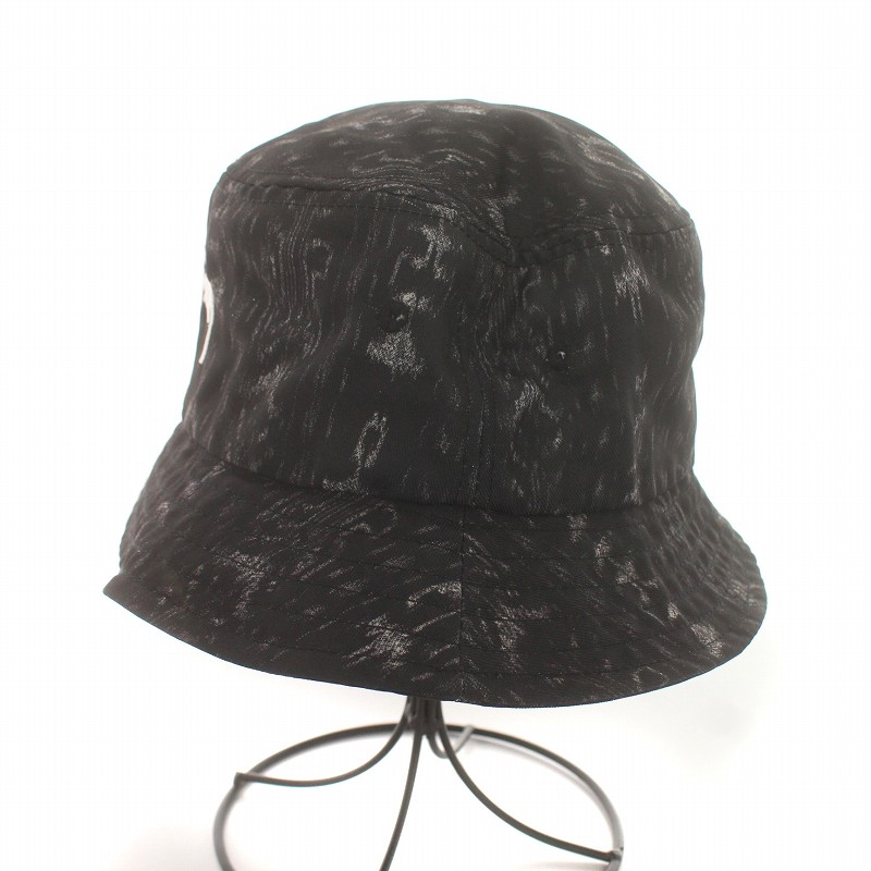 Stussy バケットハット 黒/ベージュ OS Stussy バケットハット 黒/ベージュ OS