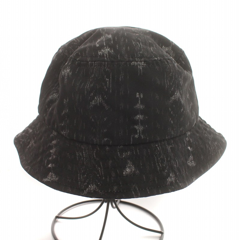 STUSSY バケットハット ヴィンテージ 歴代ロゴ 総柄マルチロゴ Stussy ステューシー 90s ヴィンテージ 紺タグ 千鳥格子