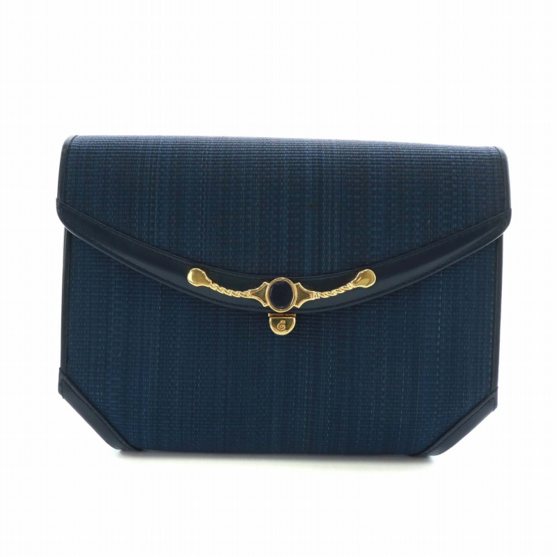 コンテス Comtesse クラッチバッグ ショルダー 2WAY ホースヘア レザー 