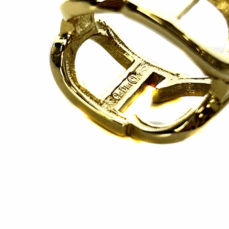 クリスチャンディオール Christian Dior スカーフリング CDロゴ 