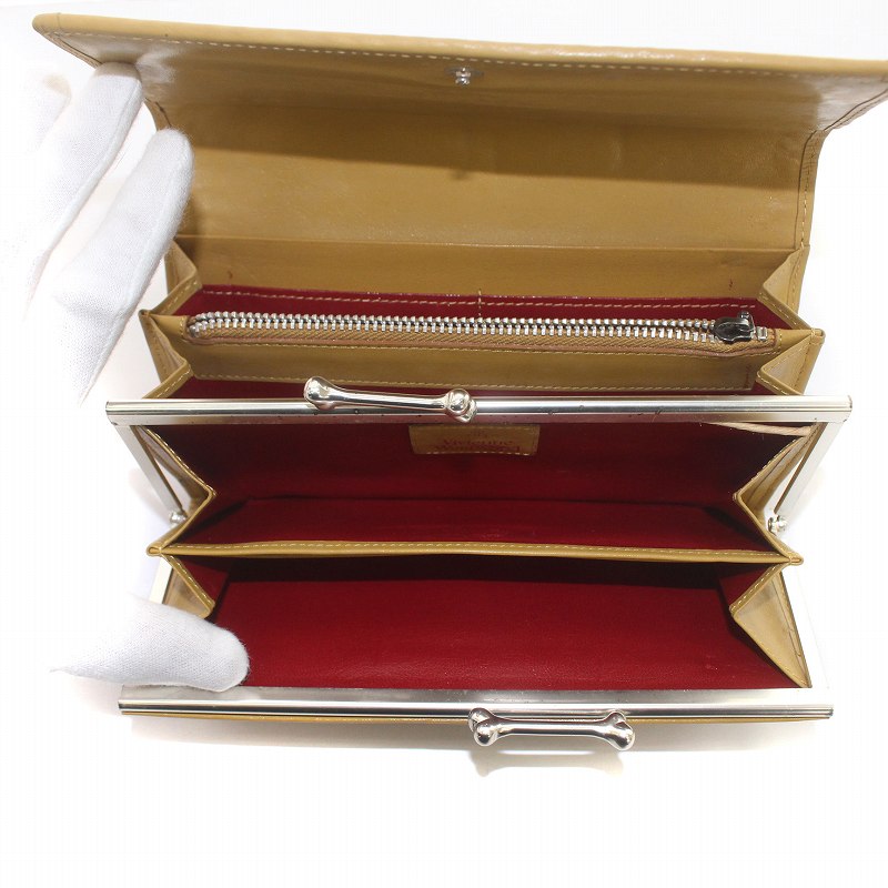 Vivienne Westwood 長財布 ブラウン がま口 未使用級✨】ヴィヴィアン