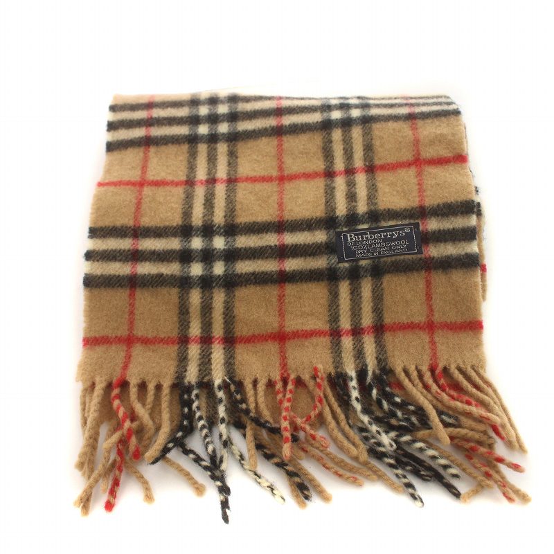 Burberrys バーバリーズ ノバチェック マフラー ラムウール
