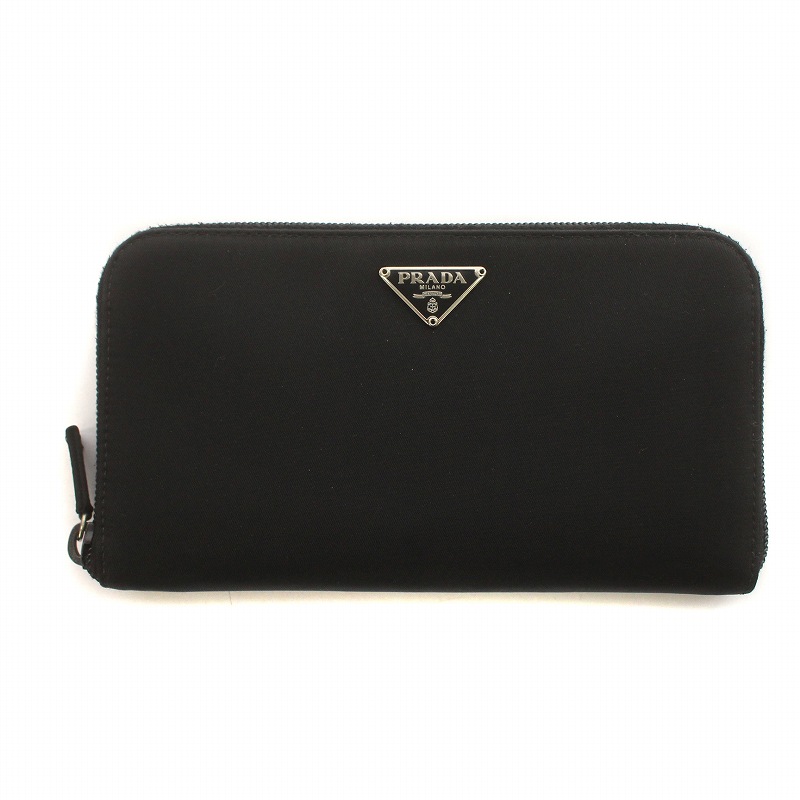 プラダ 長財布 （PRADA】長財布 サフィアーノ プラダ リボン ラウンド 