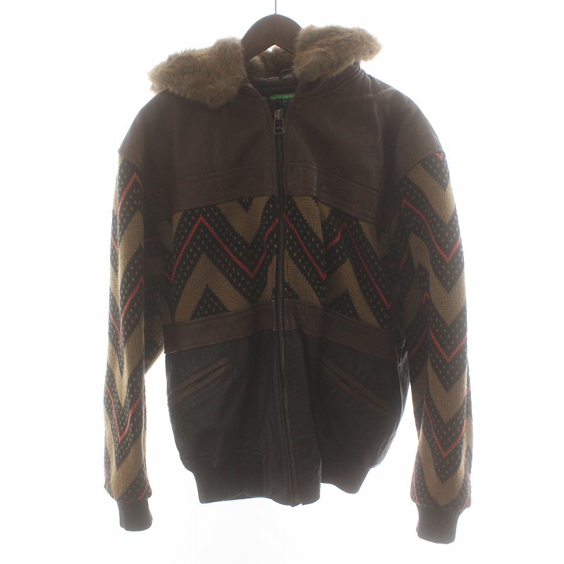 オーシャンパシフィック90sヴィンテージ牛革ジャケット