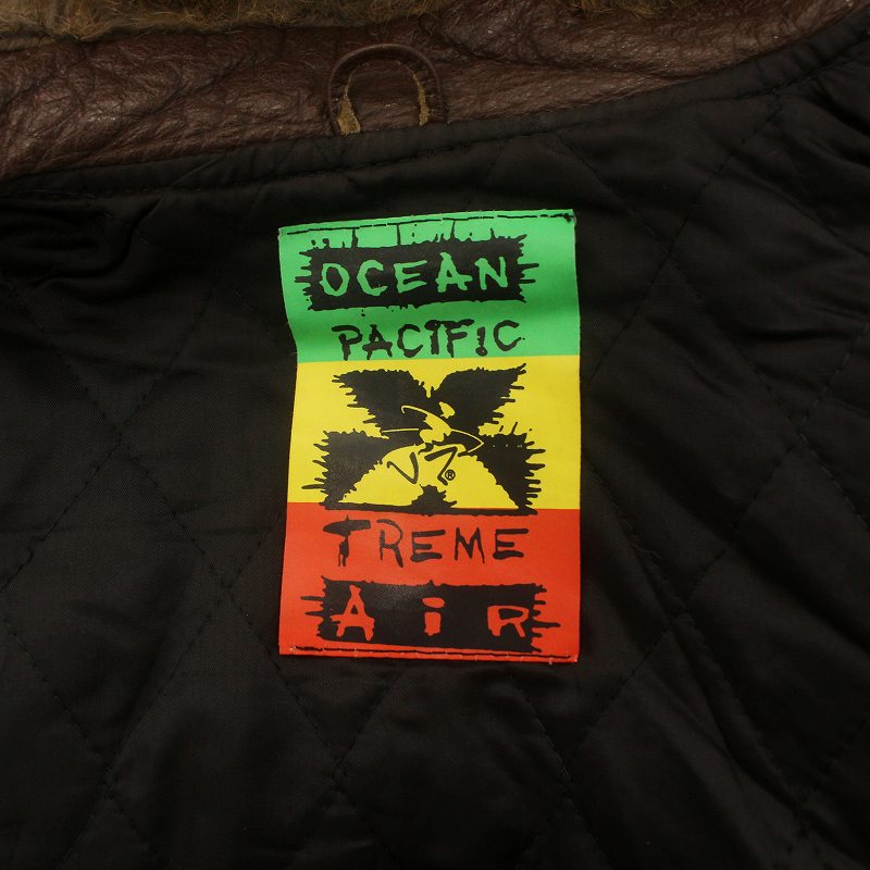 オーシャンパシフィック90sヴィンテージ牛革ジャケット