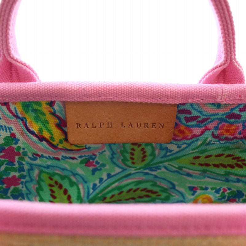 未使用品 ラルフローレン RALPH LAUREN ハンドバッグ ミニトートバッグ 