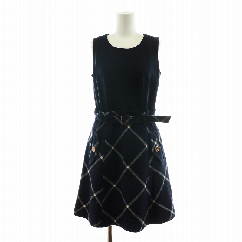 バーバリーブルーレーベル 　チュニック ノースリーブ　チェック柄 BURBERRY BLUE LABEL(バーバリーブルーレーベル) バーバリー