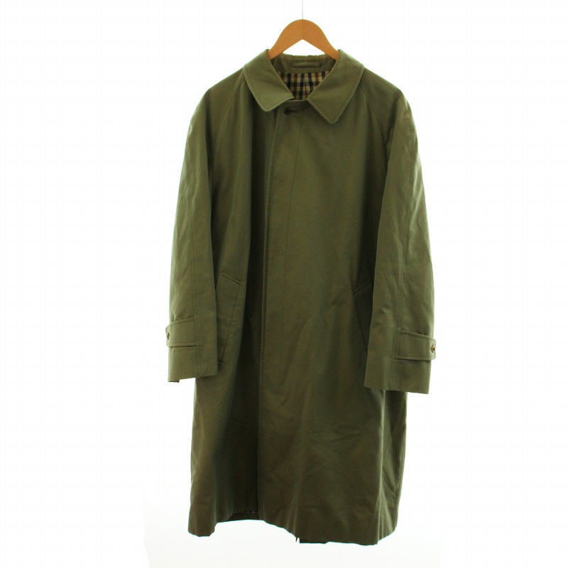 英国製　アクアスキュータム　トレンチコート　裏地チェック柄　ビンテージ　未着用品 英国製 アクアスキュータム トレンチコート 裏地チェック柄