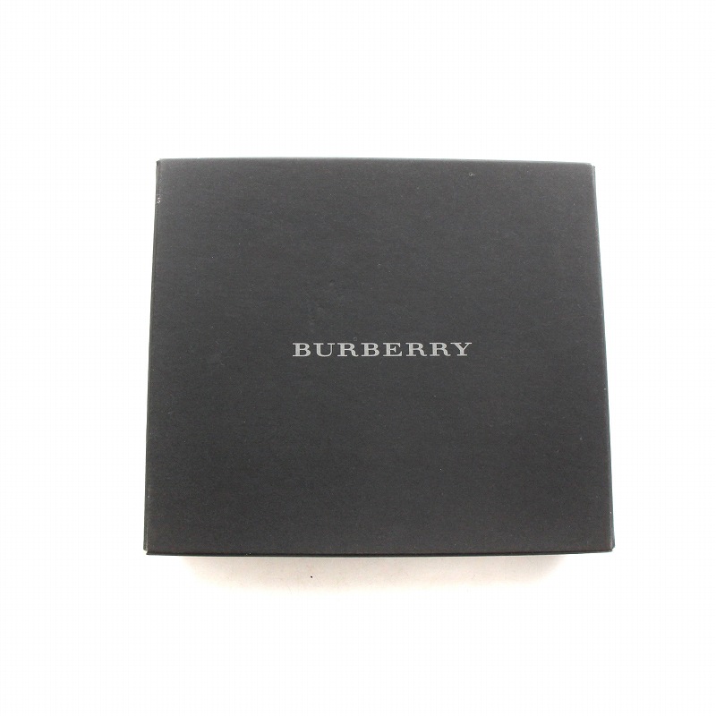 新品BURBERRY バーバリー2つ折り財布ロゴプレートノバチェック