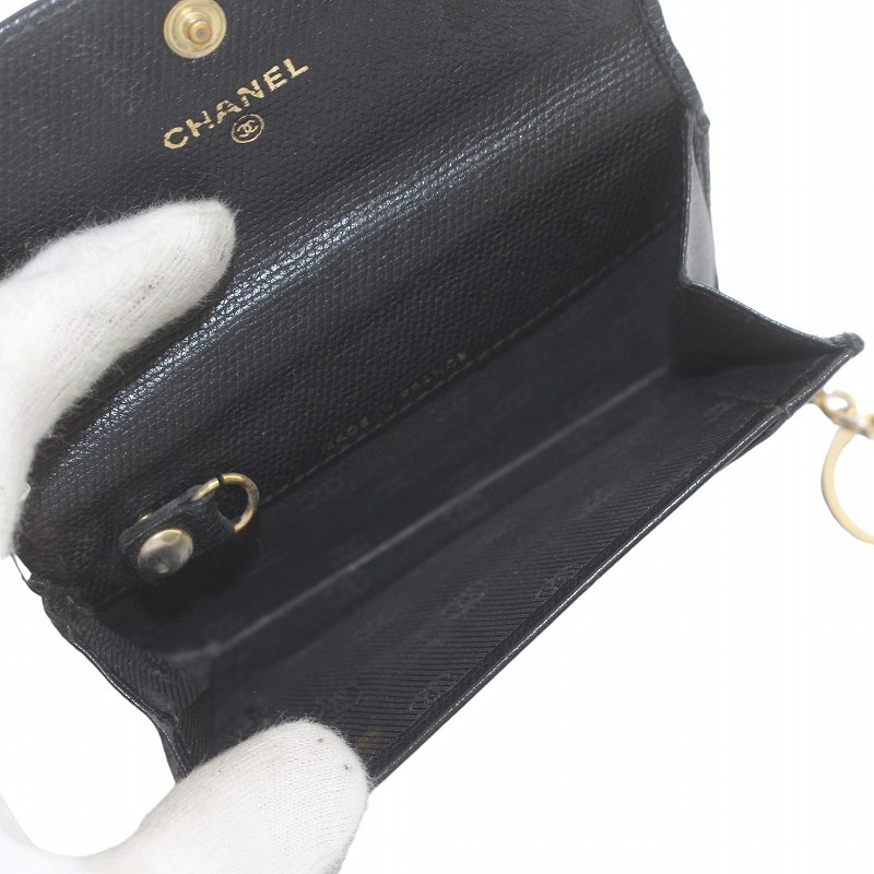 シャネル CHANEL コインケース 小銭入れ ココマーク ココボタン レザー 