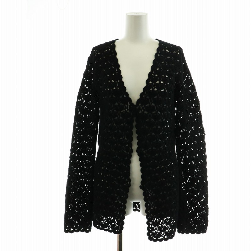 DOLCE & GABBANA ブラックカーディガン サイズ50 レディースセーター＆カーディガン | ドルチェ＆ガッバーナ®