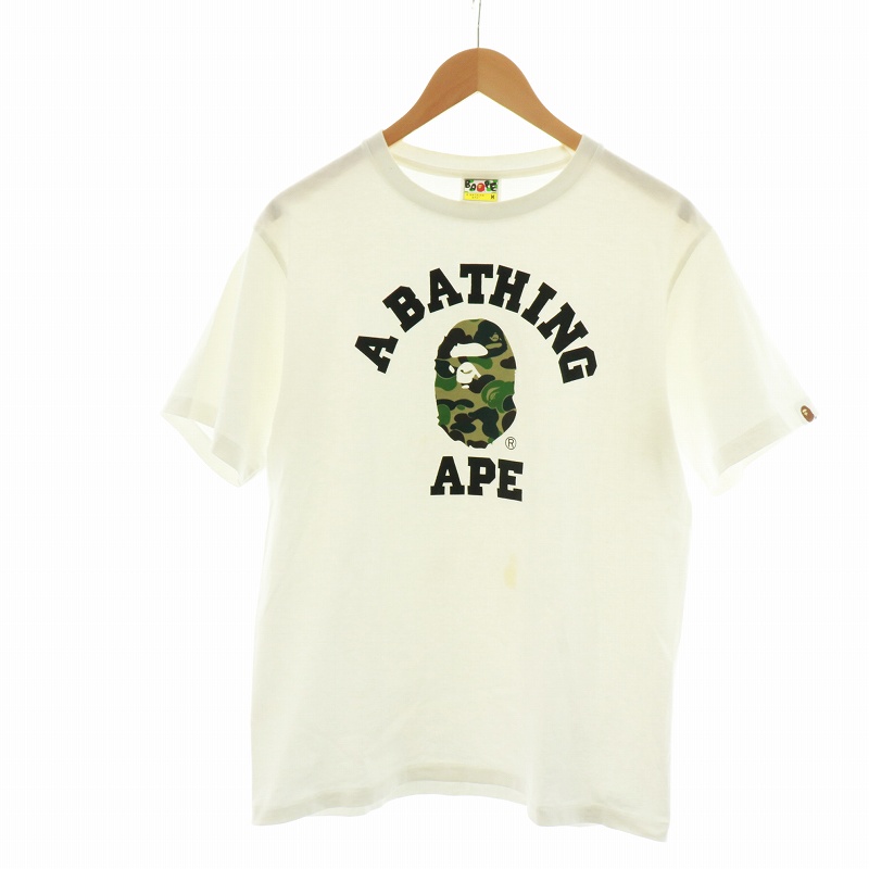 アベイシングエイプ A BATHING APE Tシャツ カットソー 半袖 プリント 