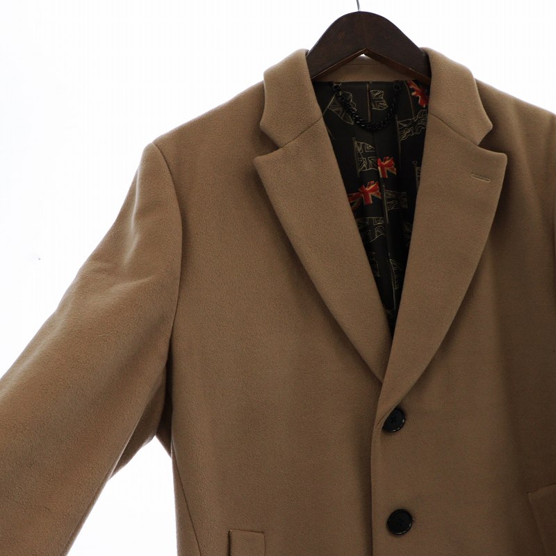 ポールスミス PAUL SMITH チェスターコート ユニオンジャック旗