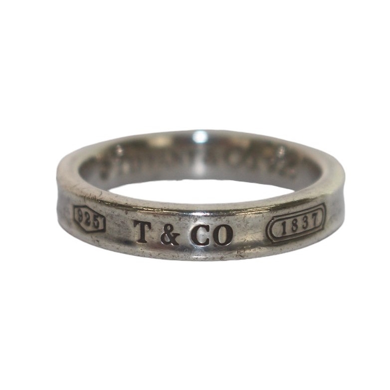 ティファニー TIFFANY & CO. 1837 指輪 リング ナローリング 刻印 925 