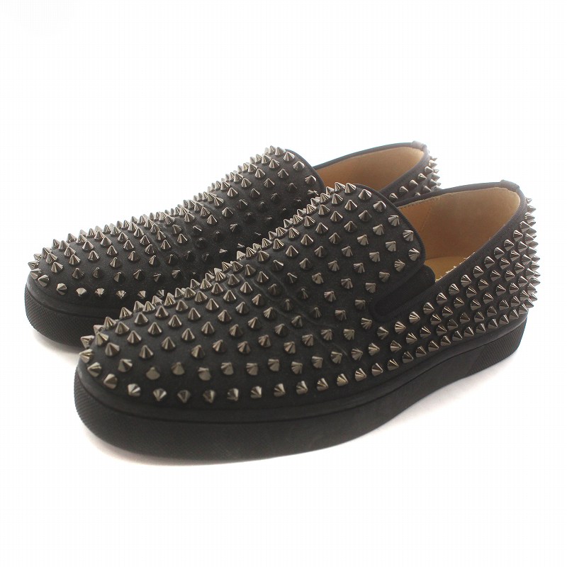 クリスチャンルブタン Christian louboutin スリッポン フラット 