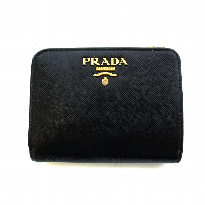 プラダ PRADA 二つ折り財布 ウォレット ヴィッテロムーブ サフィアーノ  