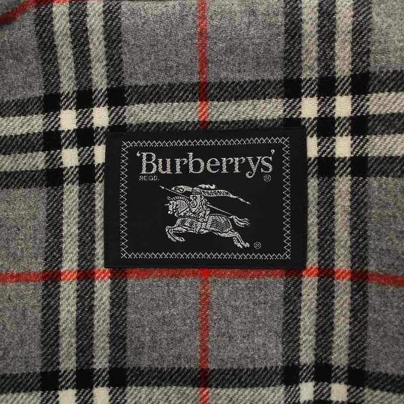BURBERRY バーバリーカシミヤ混ダッフルコートグレーMA