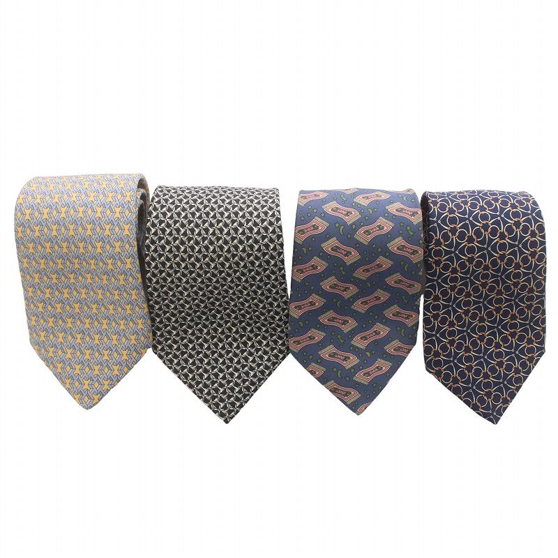 エルメス ネクタイ 4本セット HERMES☆ネクタイセット 4本セット