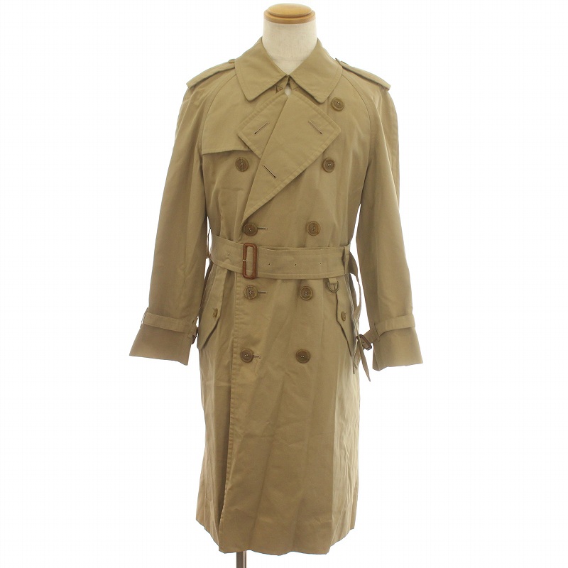 Burberrys バーバリーノバチェックトレンチコートベージュM