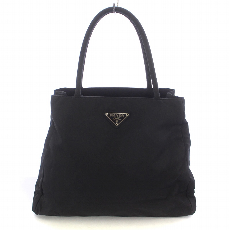 プラダ PRADA TESSUTO CITY トートバッグ ハンドバッグ 三角プレート 