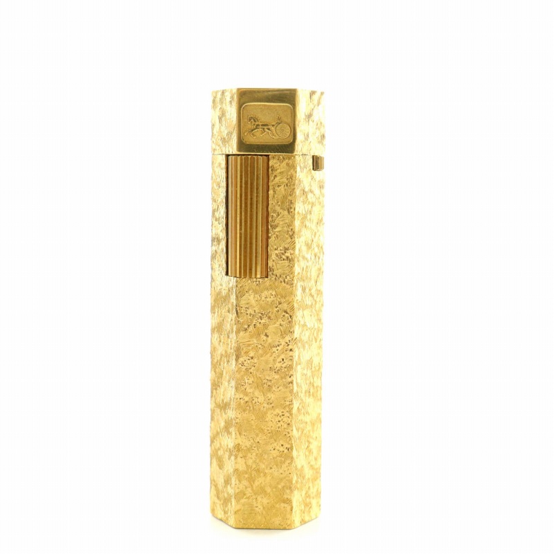 CELINE セリーヌ ガス ライター 六角形 ブランドライター 馬車 金色 CELINE セリーヌ ガス ライター 六角形 ブランドライター 馬車 金色