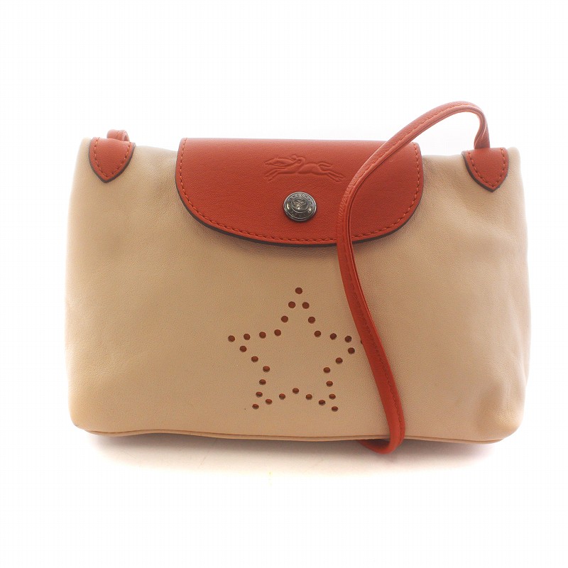 ロンシャン LONGCHAMP ANA機内限定 ルプリアージュ キュイール ミニ 