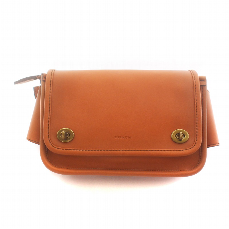 コーチ ウエストポーチ オレンジ