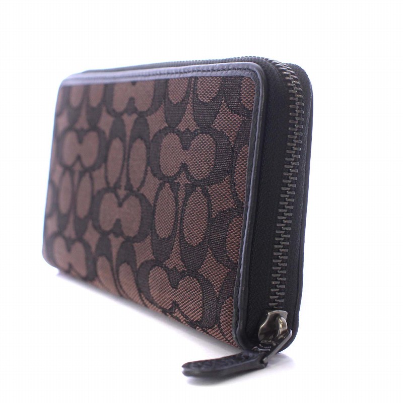 コーチ COACH マホガニーマルチ 長財布 ウォレット ラウンドファスナー 