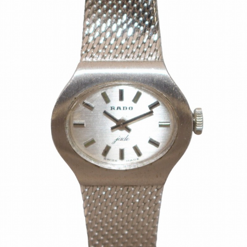 ラドー RADO ジェイド 腕時計 ウォッチ 手巻き アナログ 2針 シルバー  